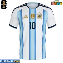 Argentinien Lionel Messi #10 Heimtrikot EM 2024 Kurzarm